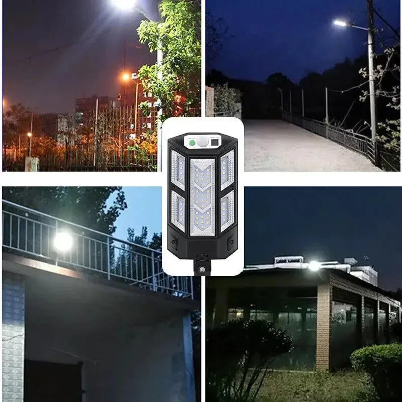 Newest 9900LM Solar LED Lights Outdoor Solar Lamp Of Motion Sensor 4 Mode Waterproof IP65 Solar Garden Light Street Yard Lantern