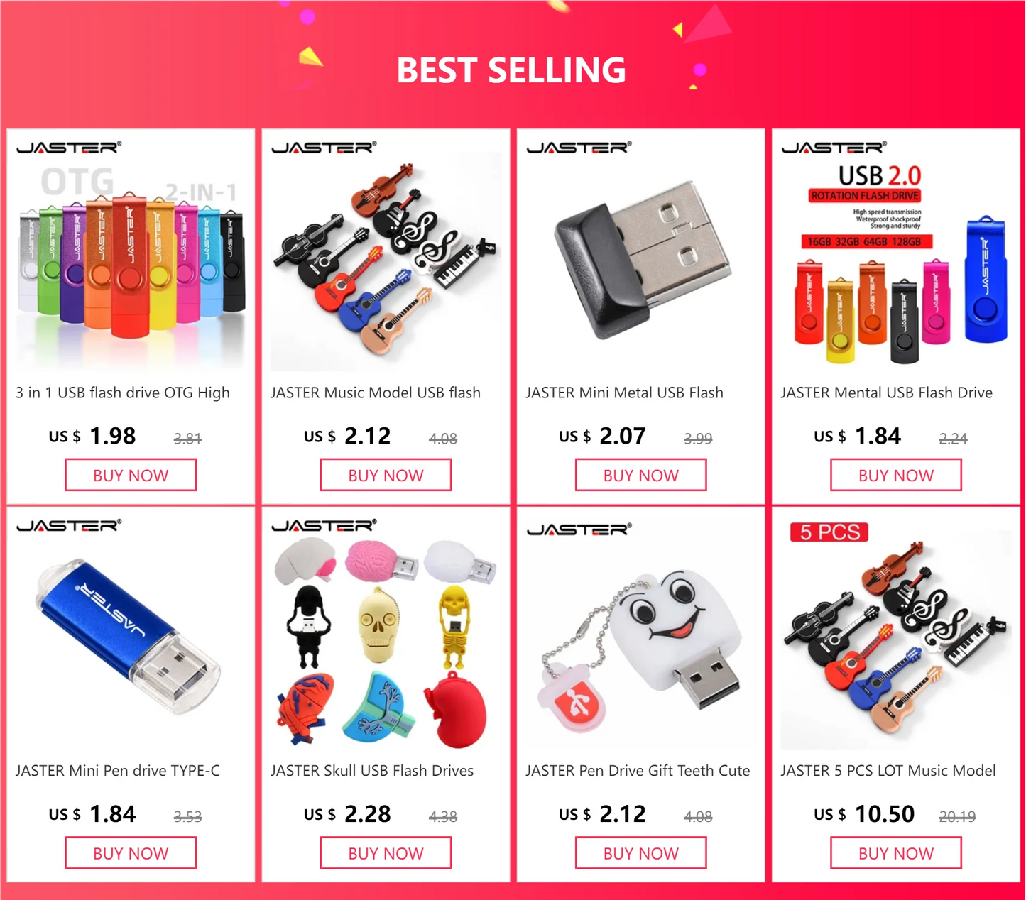 Ultra Mini Metal USB 2.0 Flash Drive 128GB Black Pen Drive 64GB High Speed Memory Stick Red Free Keychain Business Gift Pendant