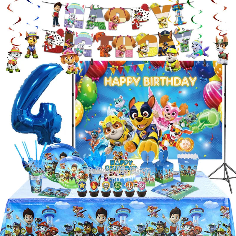 PAW Patrol Birthday Party Decoration Kids