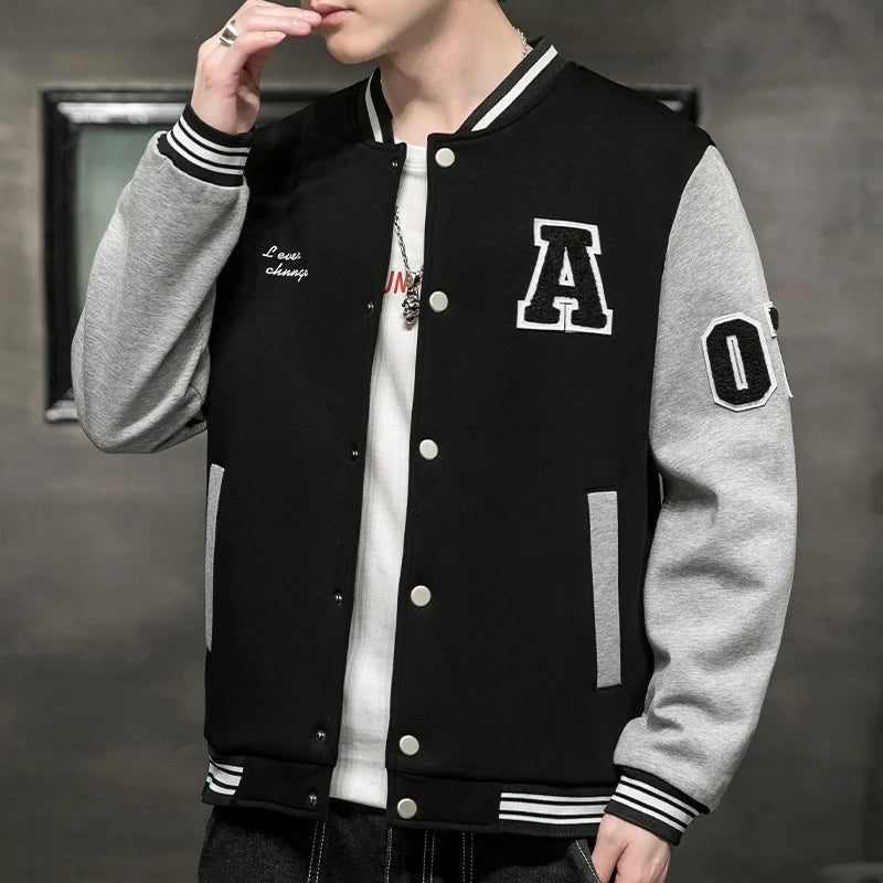 Baseball Uniform Jacket Men and Women Trendy Brand Hip Hop Loose Wild Casual Couples 2023 New Street Retro Embroidery