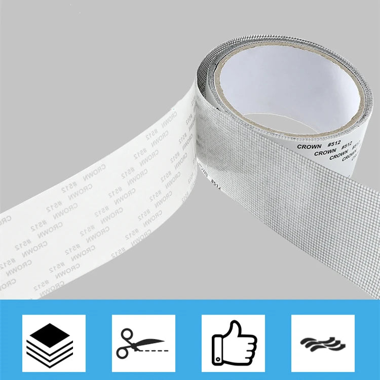 Self-adhesive Window Screen Mosquito Net Repair Tape Window Screen Mesh Sticker Anti-mosquito Window Door Repair Subsidy Tape