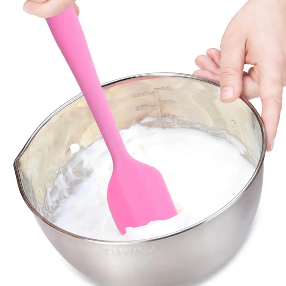 Cake Mixer Spatula Food Grade Silicone Kitchen Butter Cream Baking Shells Brush Pastel Durable All-In-One Baking Kitchen Utensil