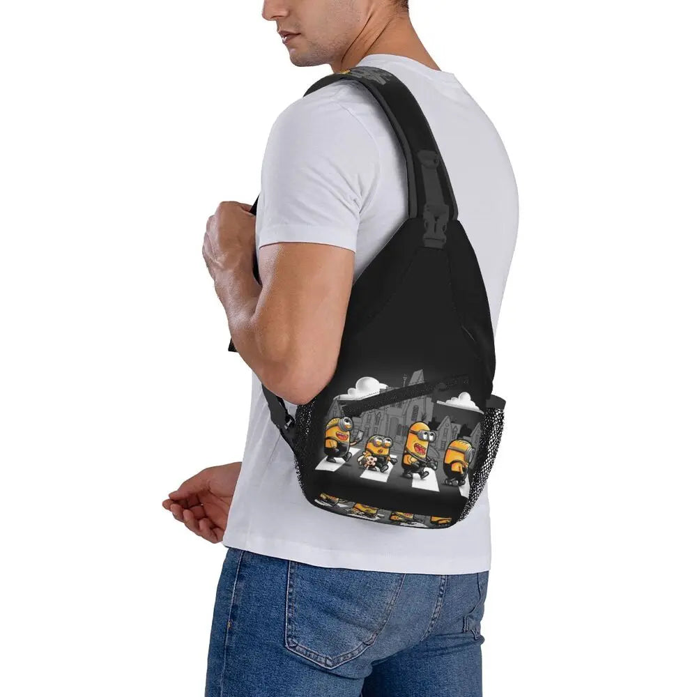 Minions Crossbody Chest Backpack Minion Shoulder Backpack