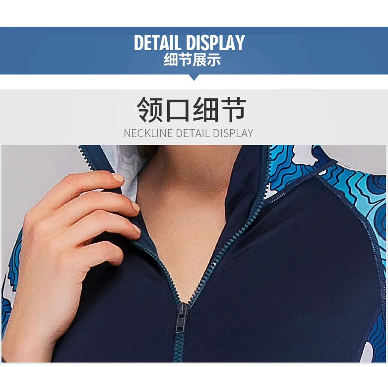 Women Men Lycra Wetsuit hood Diving Suit Women Surf Scuba Dive Jellyfish High Elasticity Color Stitching Surf Diving Suit