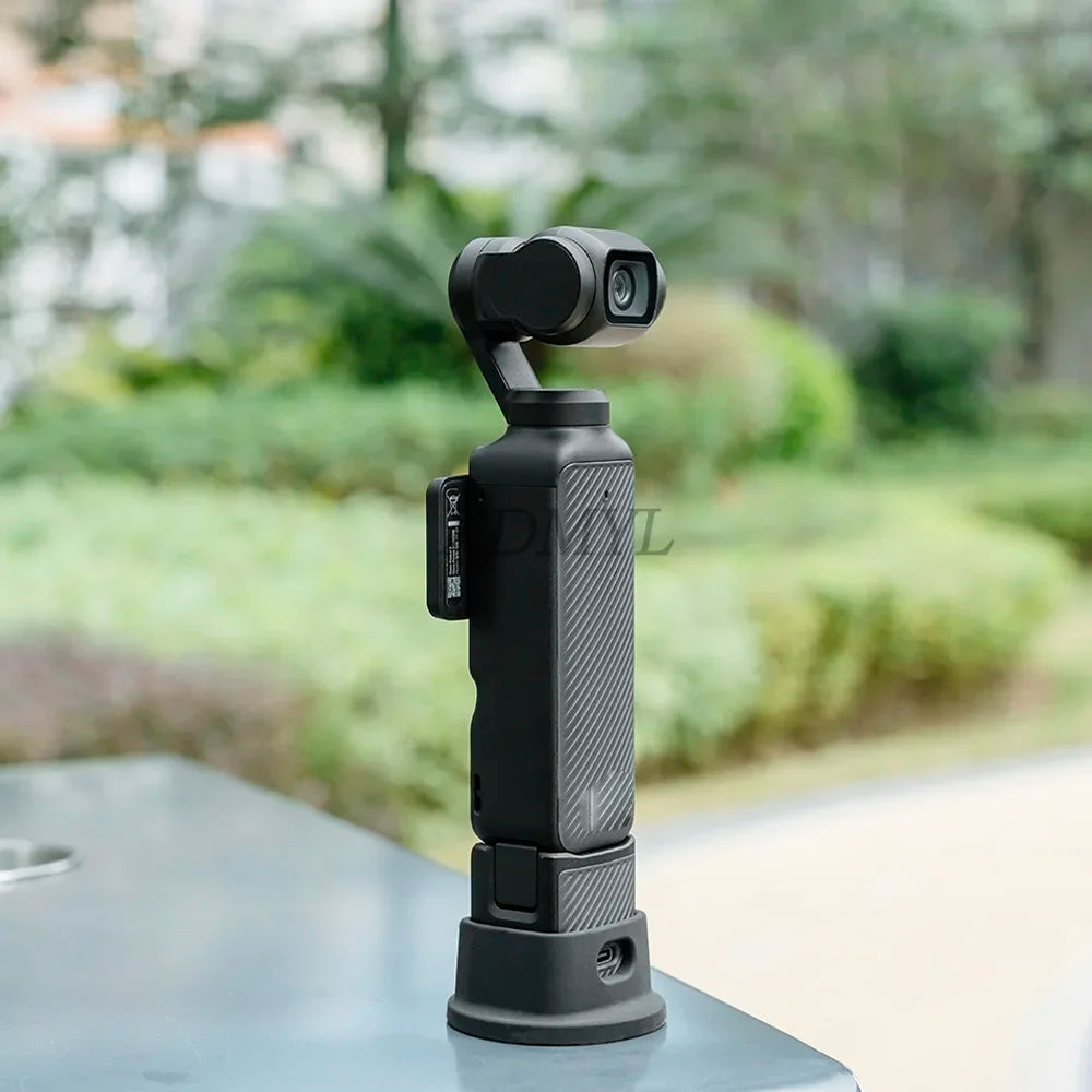 Silicone Base For DJI Osmo Pocket 3 Dock Desktop Anti-skid Fixed Extension Base Stand Quick Release Base Camera Accessories