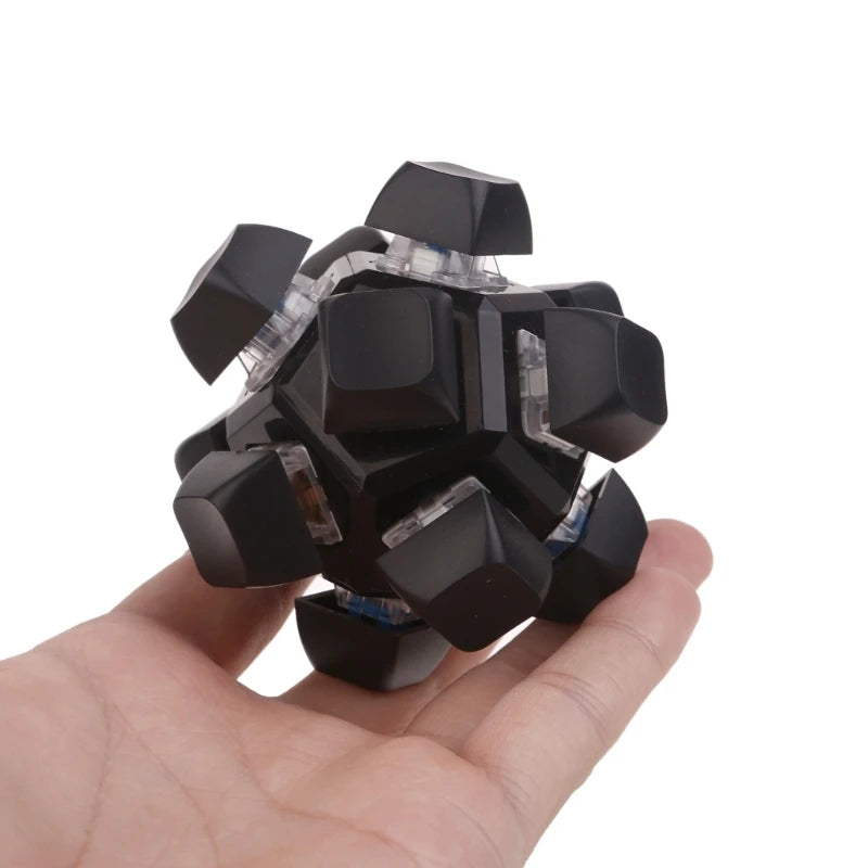 Rubik Cubes Switches Tester Keychain Stress Relief Toy for Mechanical Keyboard