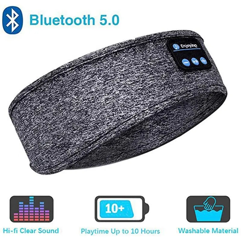 Sleeping Headband Elastic Wireless Headphones Music Eye Mask Wireless Bluetooth Headset Headband