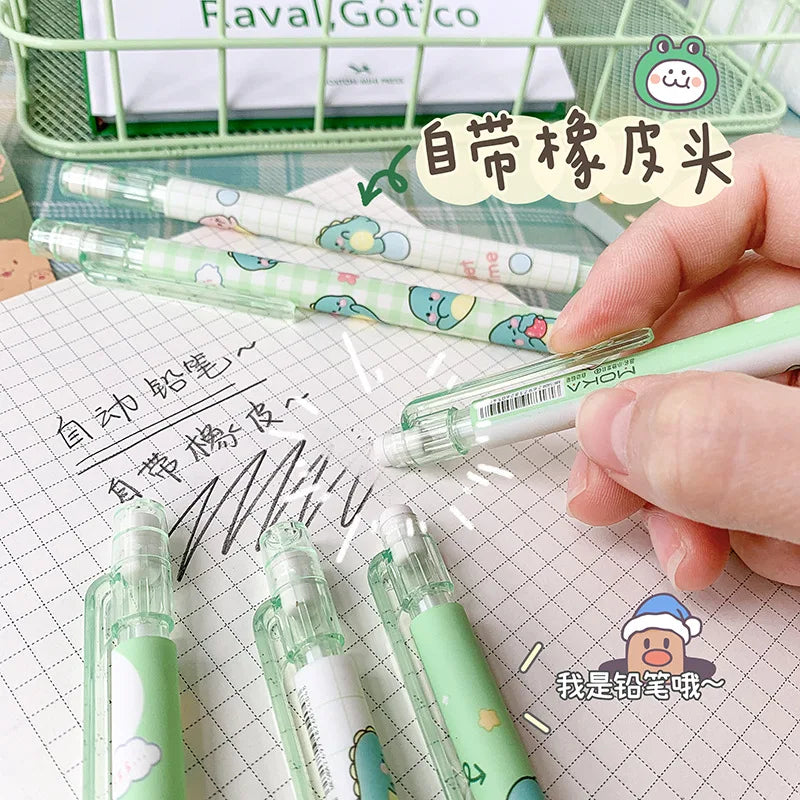 Mechanical Pencil School Supplies Cute Things Pencils for School Anime Stationery Pens Kit