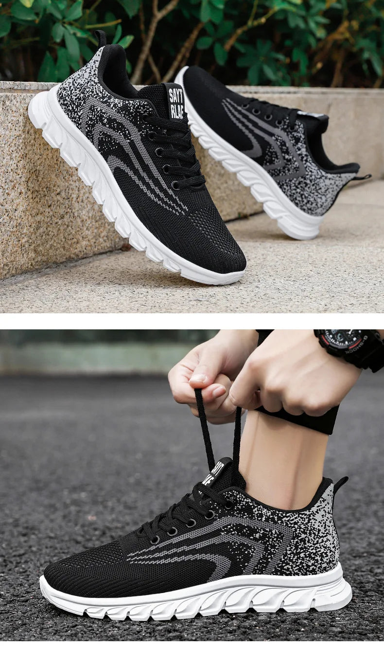 Men's running shoes Breathable Korean version of the trend casual shoes