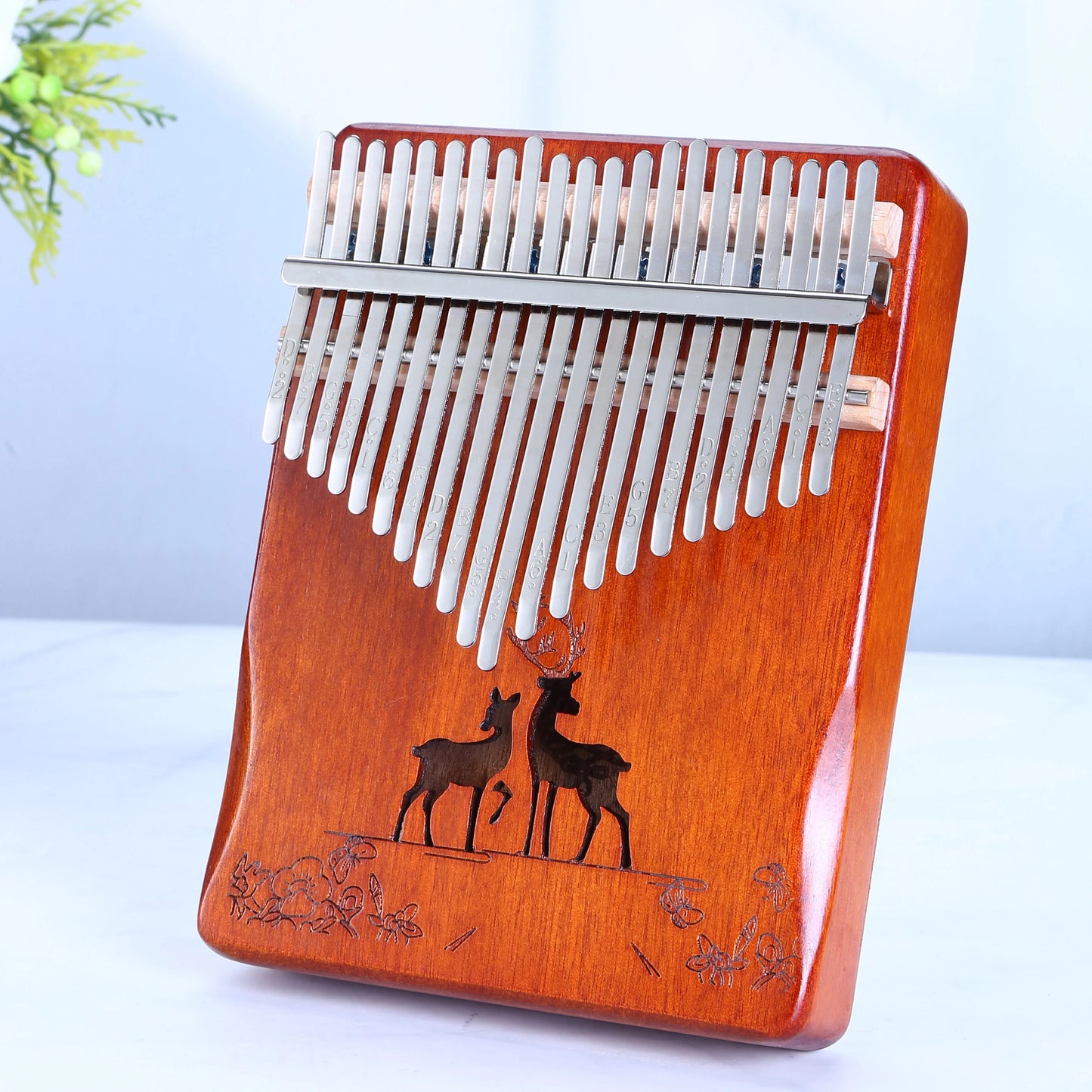 21 Keys Thumb Piano Calimba Professional Tuned Portable Kalimba 17Keys Beginner's Finger Piano Birthday Festival Relaxation Gift