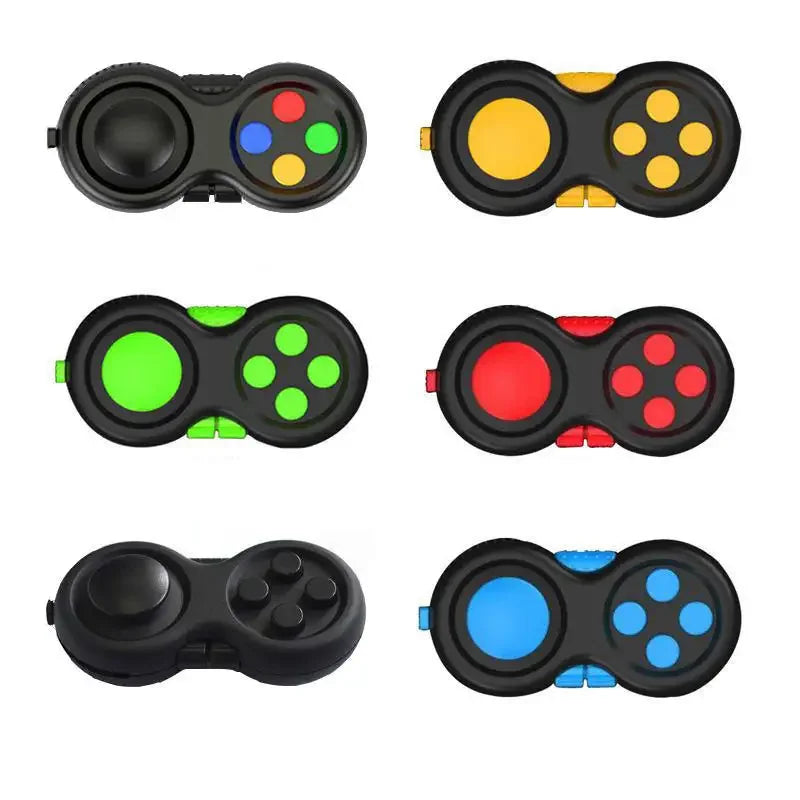 8 Fidget Functions Controller Pad Game Focus Fidget Toy Fidget Pad Cube Relieves Stress and Anxiety Toy