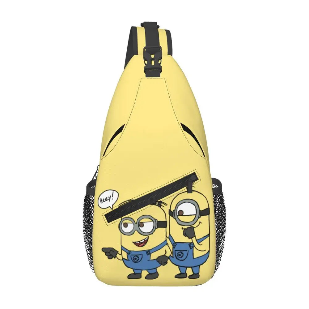 Minions Crossbody Chest Backpack Minion Shoulder Backpack