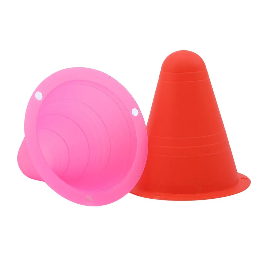 Skate Marker Cones Roller Football Marking Cup Marker Cones Slalom Roller skate pile cup Soccer Training Equipment