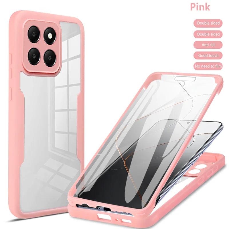 Phone Cover For Samsung Galaxy M02 M12 M33 M53 S21 S22 S23 S24 S30 TPU Shockproof Clear Double sided Cover