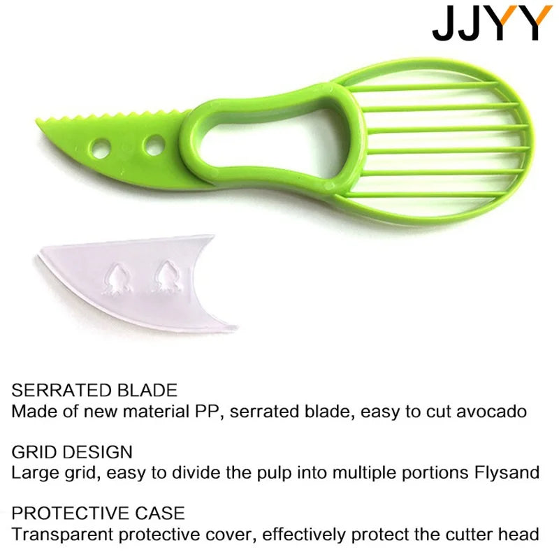 Avocado Slicer Shea Corer Butter Fruit Peeler Cutter Pulp Separator Plastic Knife Kitchen Vegetable Tools