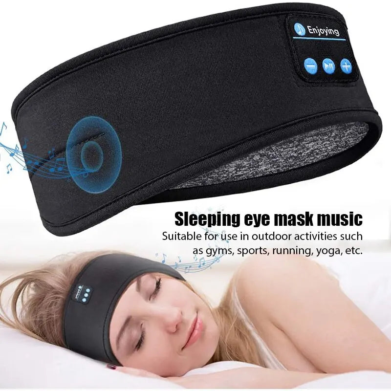 Sleeping Headband Elastic Wireless Headphones Music Eye Mask Wireless Bluetooth Headset Headband