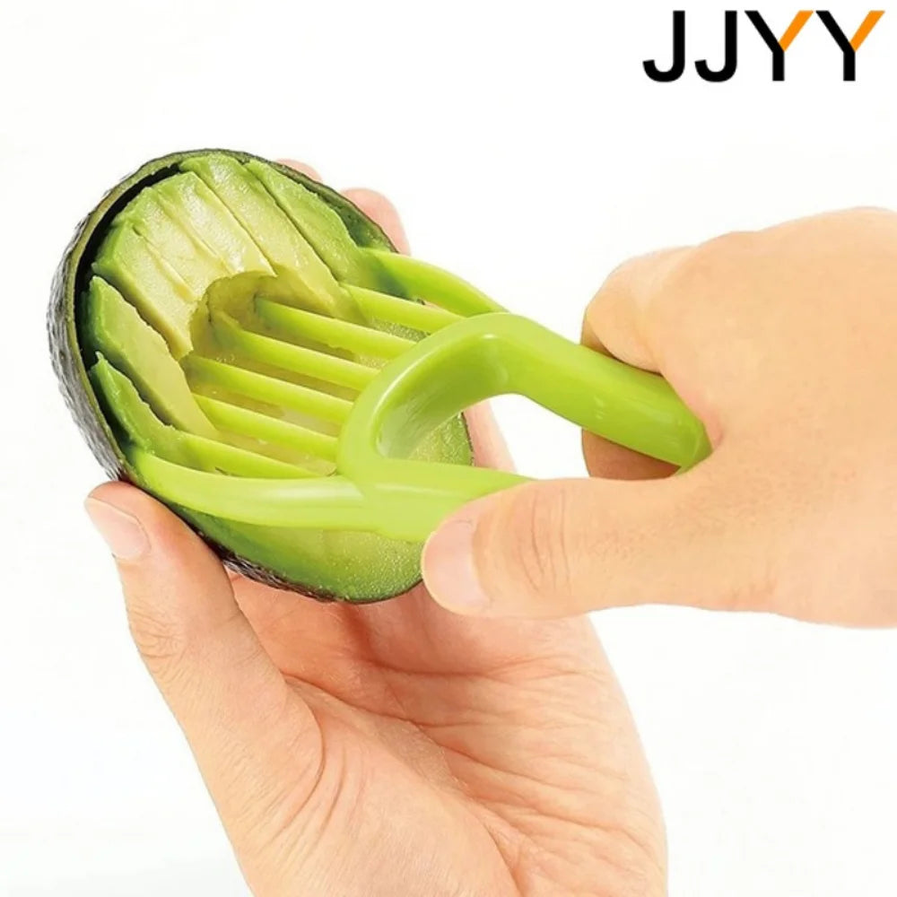 Avocado Slicer Shea Corer Butter Fruit Peeler Cutter Pulp Separator Plastic Knife Kitchen Vegetable Tools