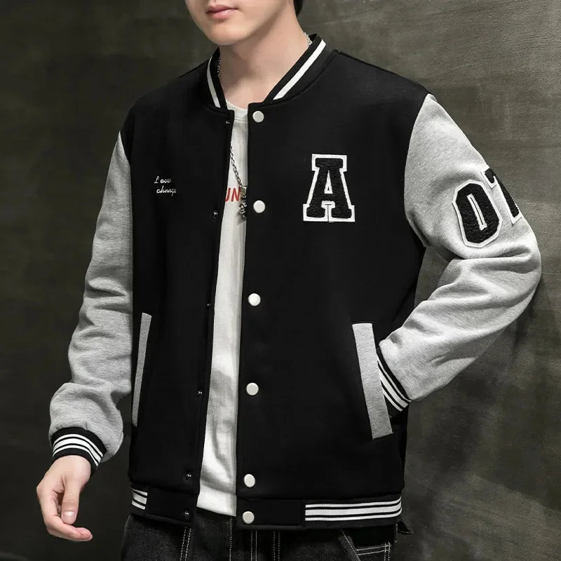 Baseball Uniform Jacket Men and Women Trendy Brand Hip Hop Loose Wild Casual Couples 2023 New Street Retro Embroidery