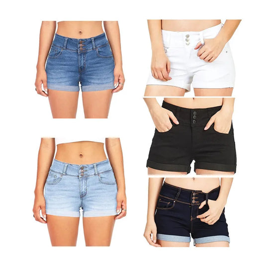 Women's Denim Shorts Wide Leg Jeans Women's Clothing Harajuku