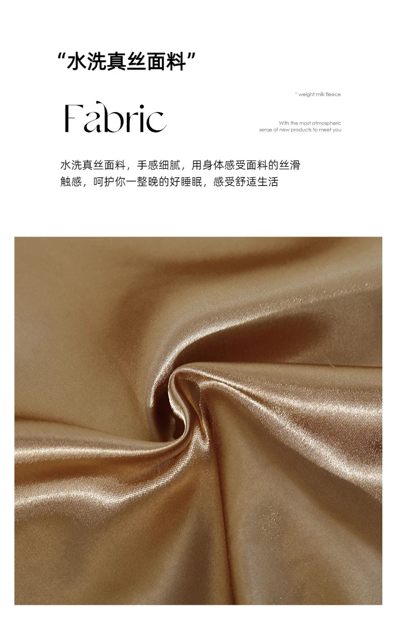 Luxury Satin Bedsheet Soft Comfortable Solid Color Flat Sheet Single Double Twin King Size Bedding Sheet