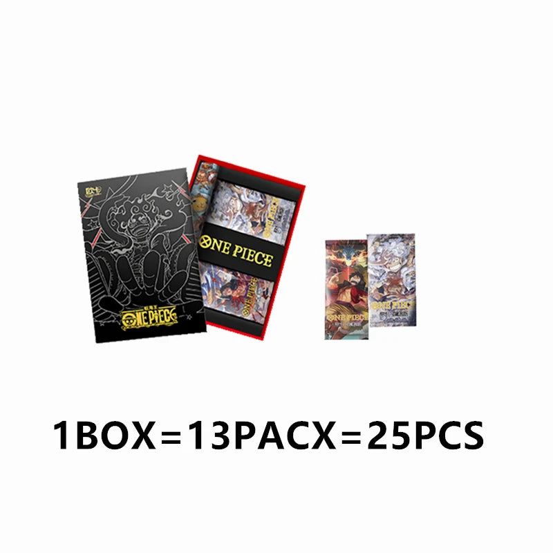 One Piece Collection Cards Rare Booster Box Pack Anime Luffy Zoro Nami Chopper TCG Child Birthday Gift Toy