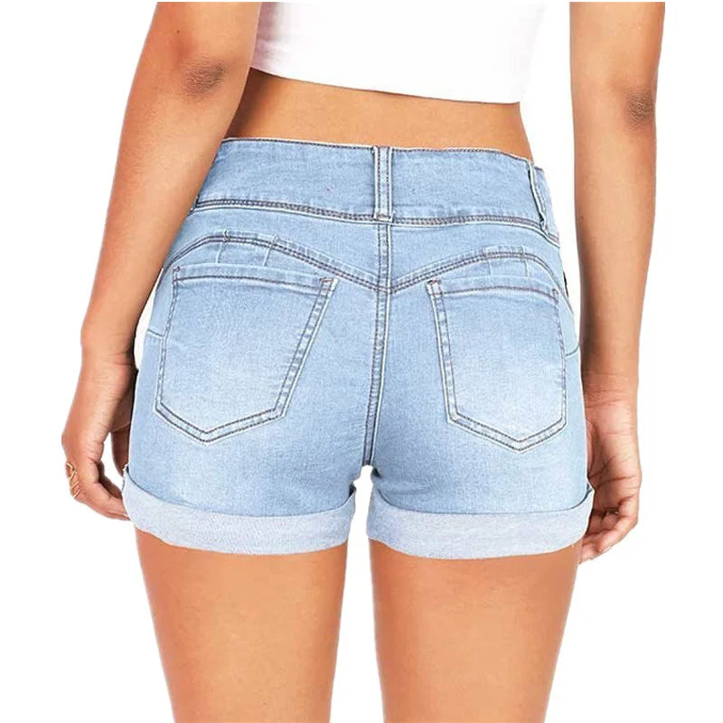 Women's Denim Shorts Wide Leg Jeans Women's Clothing Harajuku