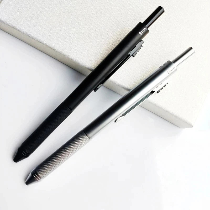 4 In 1 Multicolor Metal Pen with 3 Colors Ball Pen Refills and Automatic Pencil