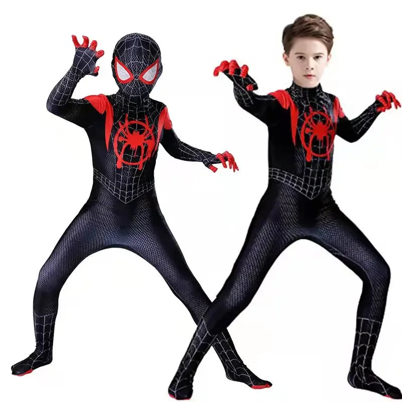 Spiderman's Costume Bodysuit For Kids and Adult Spandex