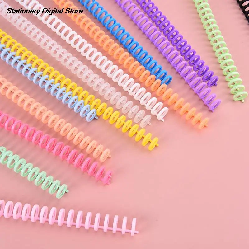 1/10Pcs 30 Holes Loose-leaf Paper Book Circles Ring Scrapbook Album Binder Spiral A4 Notebook Binding Clips