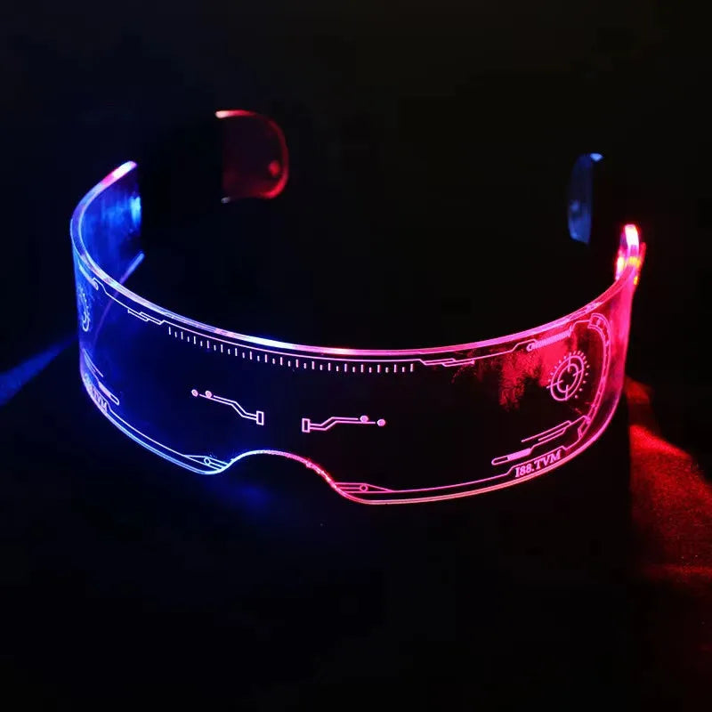 LED Glasses for Music Bar KTV Neon Party Christmas Halloween Decoration LED Goggles