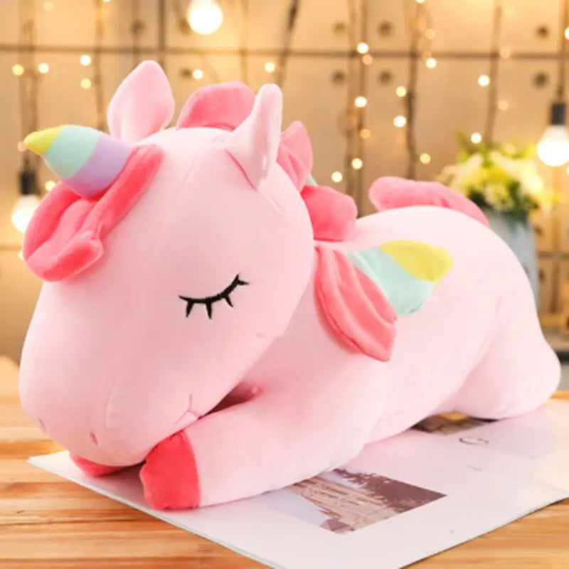 Kawaii Horse Plush 25/50cm Soft Stuffed Huggable Dolls