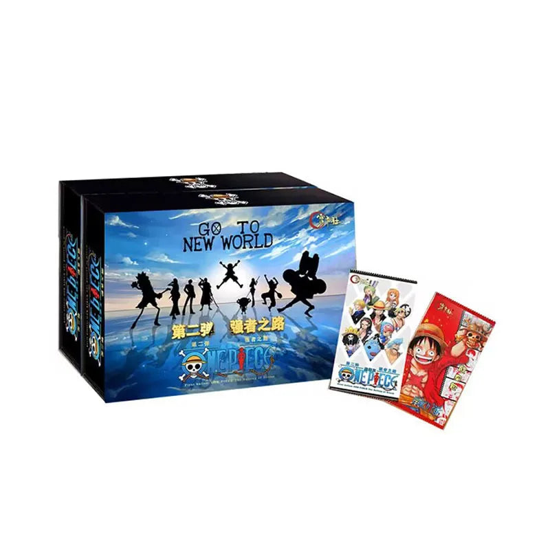 One Piece Collection Cards Rare Booster Box Pack Anime Luffy Zoro Nami Chopper TCG Child Birthday Gift Toy