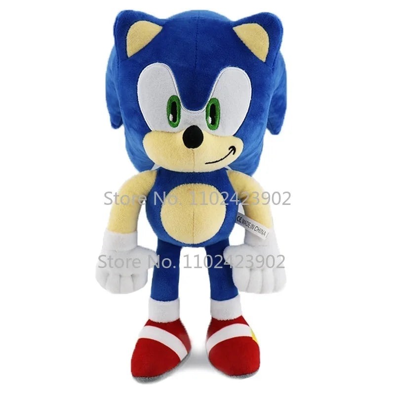 30CM High quality Sonic Plush Toy The Hedgehog Sonic Knuckles Tails