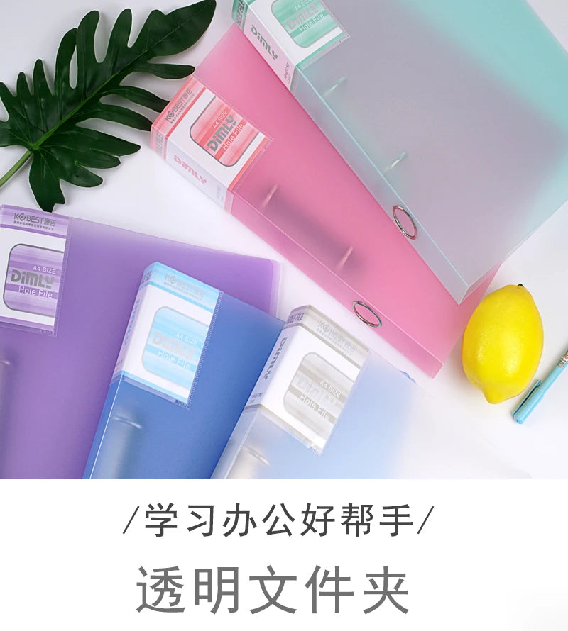 Desk Organizer Clip For Documents A4 Loose-leaf Binder File Folder Binder Stationery Organizer School Office Organizer