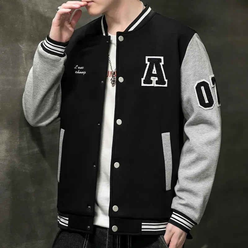 Baseball Uniform Jacket Men and Women Trendy Brand Hip Hop Loose Wild Casual Couples 2023 New Street Retro Embroidery