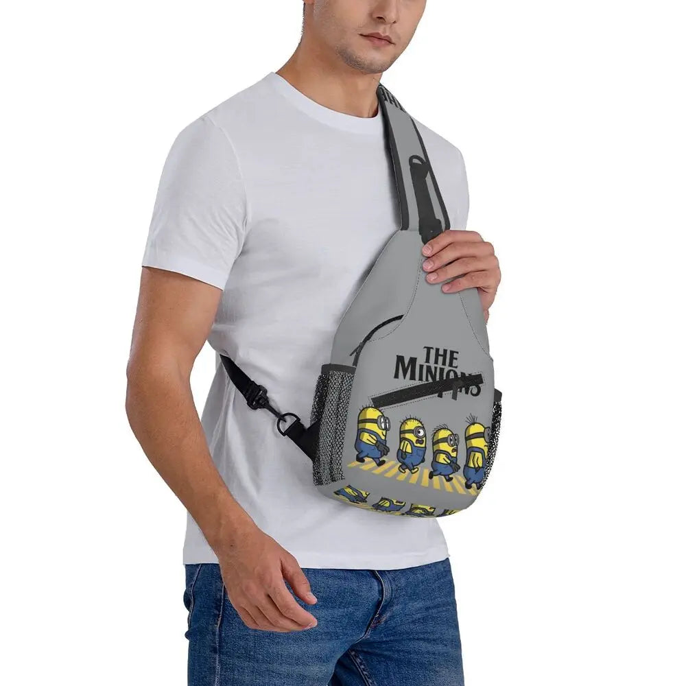 Minions Crossbody Chest Backpack Minion Shoulder Backpack