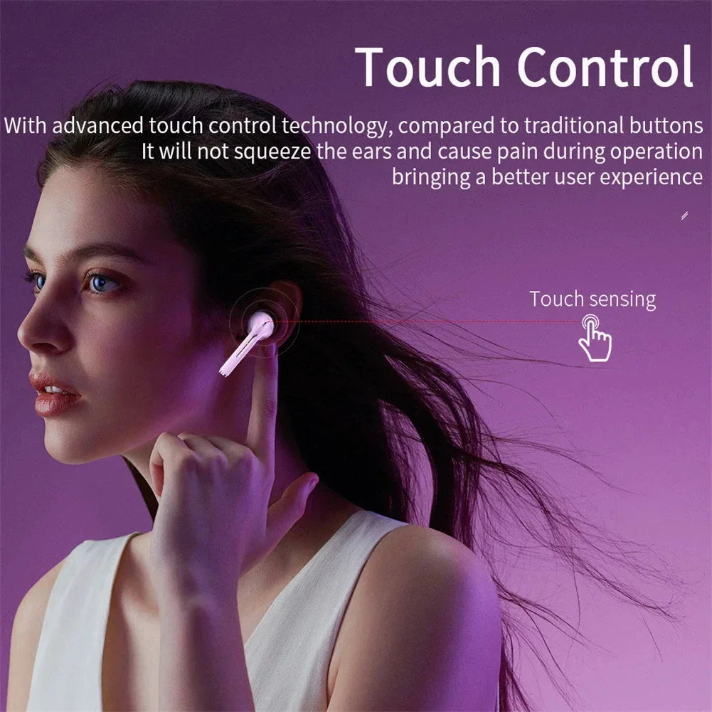 Xiaomi Wireless Earphone In-ear Stereo with Microphone Bluetooth Touch Waterproof Noise-cancelling Various Headphones