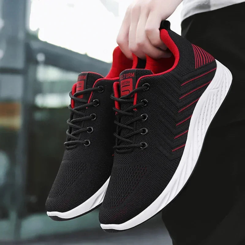 Men Breathable Sneakers Spring New Soft-soled Casual Shoes Running Shoes Man Lightweight Casual Non-Slip Shoes Zapatillas Hombre