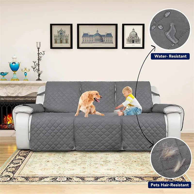 Recliner Sofa Cover Pet Dog Kid Sofa Mat Solid Color Sofa Covers Relax Lounger Slipcovers Couch Towel Armchair Covers