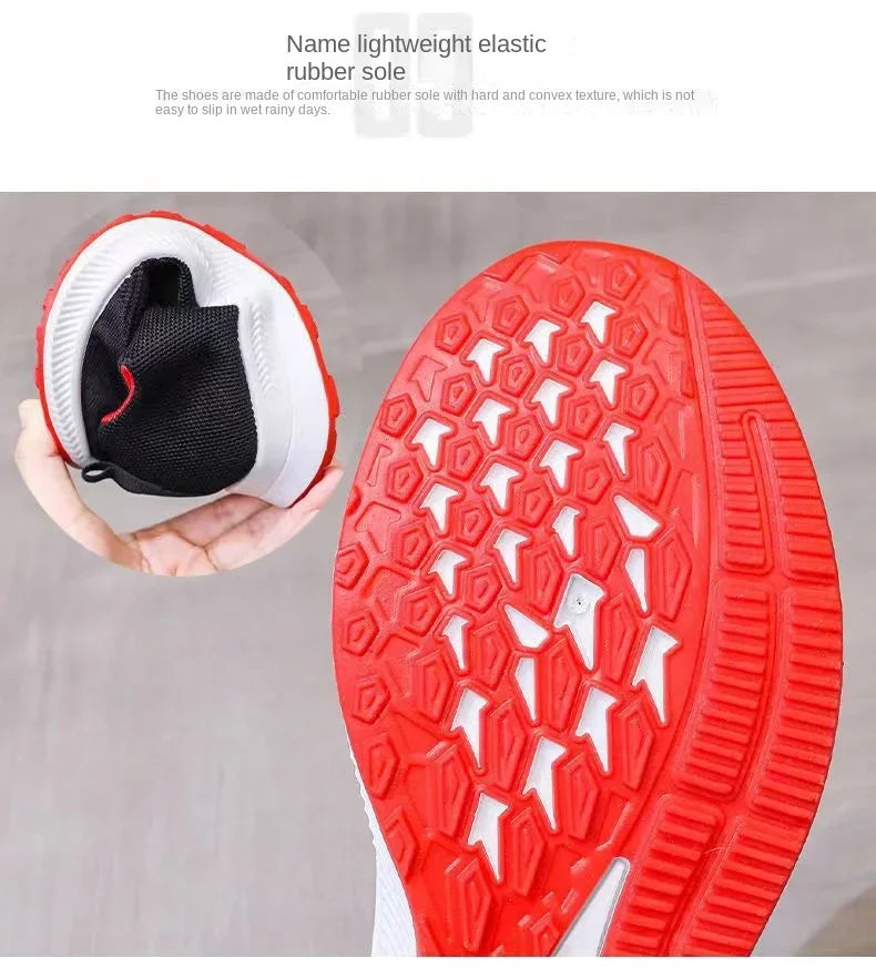 Men's Sneakers Outdoor Sports Comfortable Knitting Mesh Breathable Running Casual Men Sport Shoes