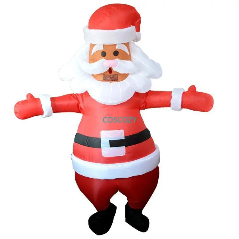 Inflatable Garment Christmas inflated Santa Claus Snowman Tree Cosplay Costume Carnival Xmas Party Festival Props