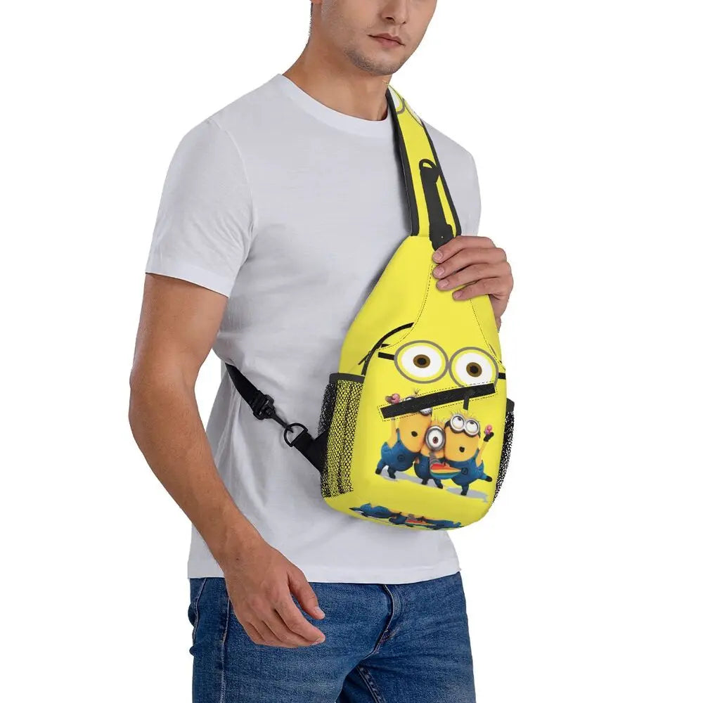 Minions Crossbody Chest Backpack Minion Shoulder Backpack