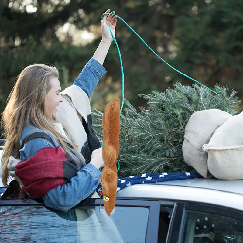 3pcs Christmas Antlers Car Decoration Accessories Christmas Car Flannelette Red Nose Costume Reindeer Deer Antler Diy Decoration