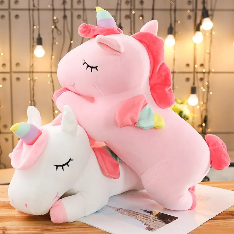 Kawaii Horse Plush 25/50cm Soft Stuffed Huggable Dolls