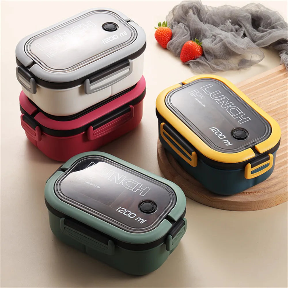 Bento Lunchbox Children Lunch Box For Kids Compartments Microwave Kid School Outdoor Camping Picnic Food Container Portable