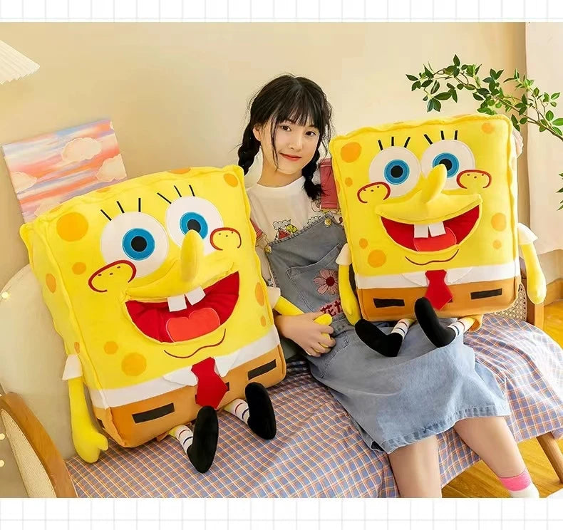 45-80CM SpongeBob SquarePants Patrick Star Doll Anime Cartoon Plush Toy Soft Cute Stuffed Collection Children's Birthday Gift