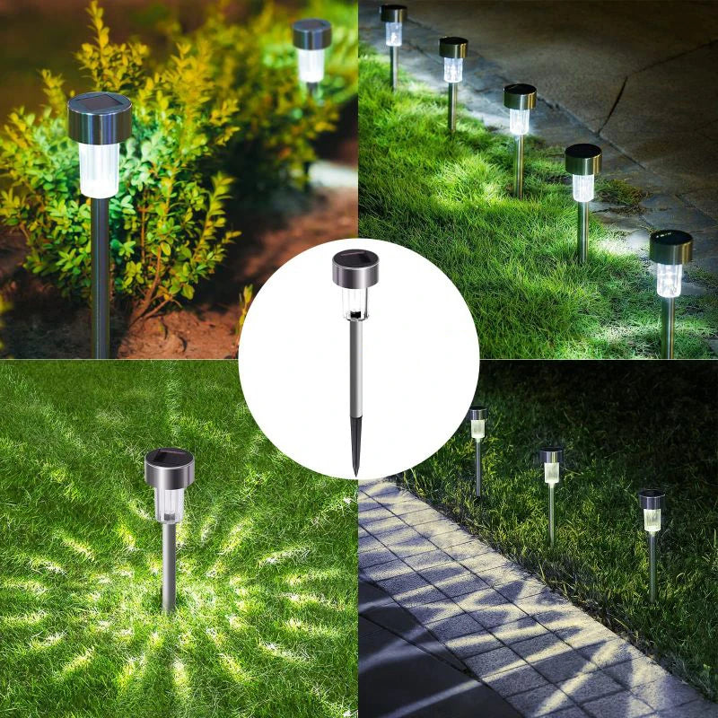 Outdoor Solar Lights Garden Lights Solar Powered Lamp Lantern Waterproof Landscape Lighting Pathway Yard Lawn Garden Decoration