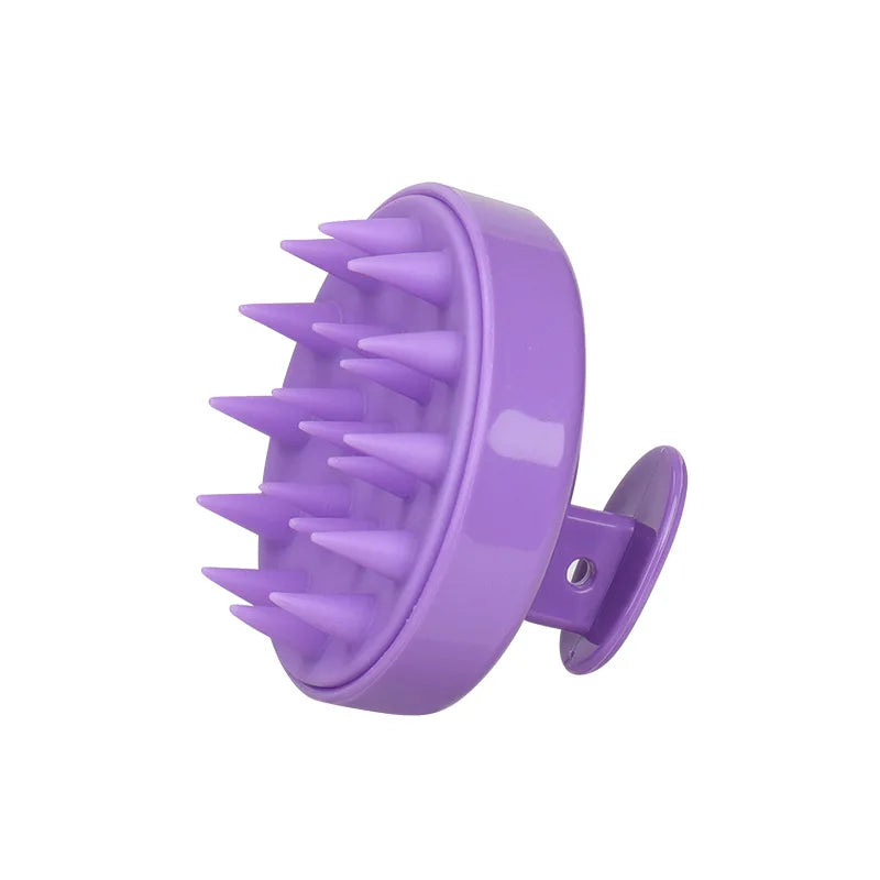 Silicone Shampoo Brush Head Scalp Massage Comb Hair Root Itching Clean The Scalp Thoroughly Body Massage Brush Bath Brush