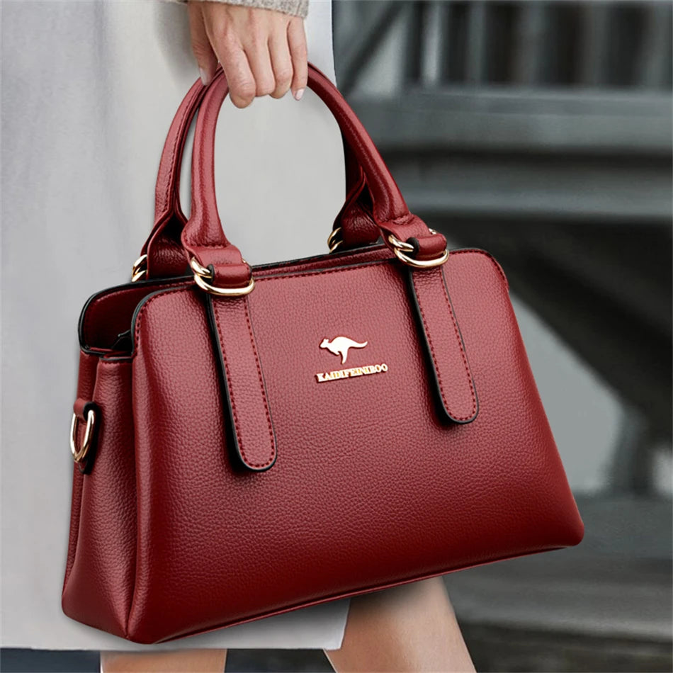 High Quality Women Purses and Handbags Luxury Designer PU Leather Shoulder Bags Female Bags Ladies Fashion Messenger Sac