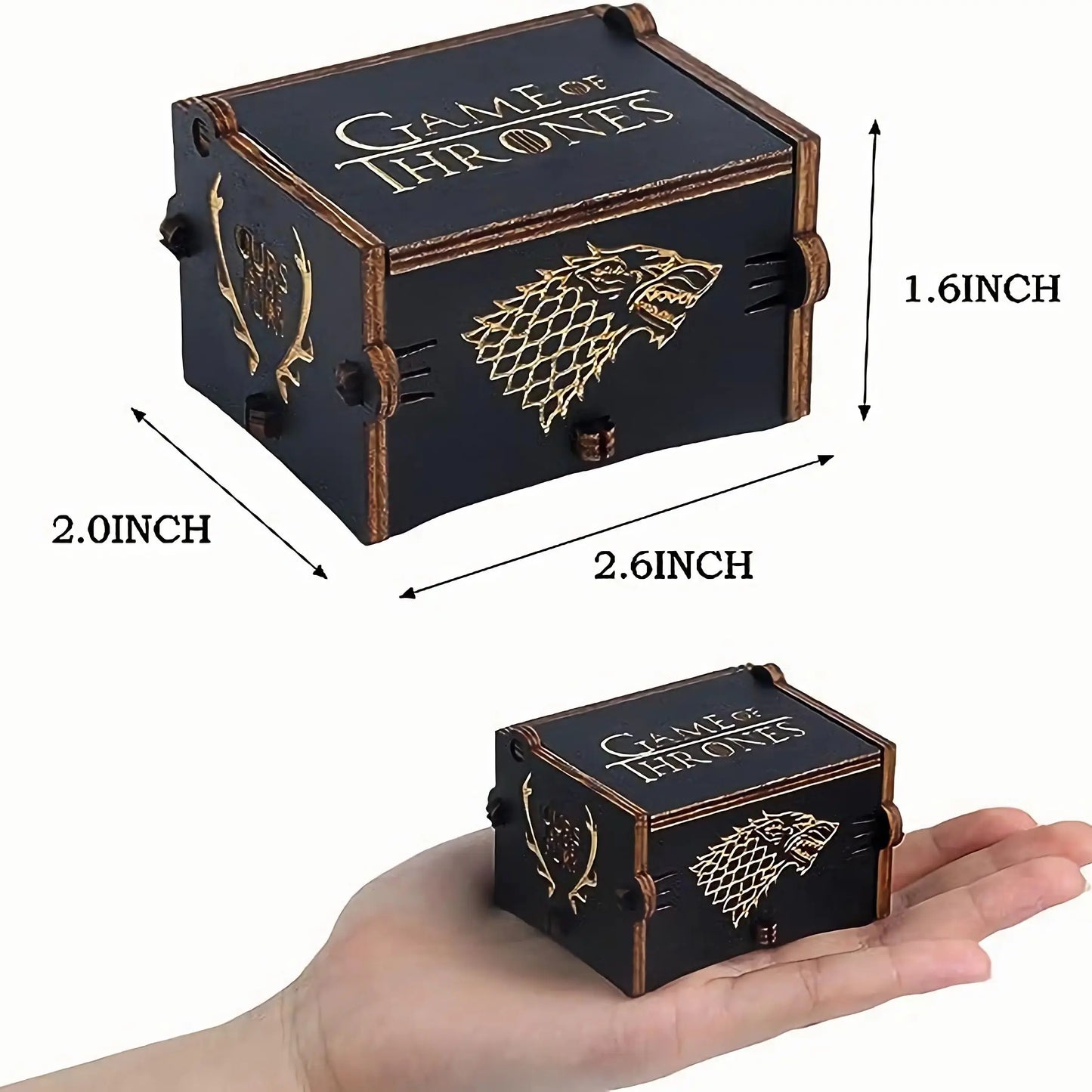 Howl Castle Music Box Anime Theme Music Merry Go Round of Life Wooden Hand Cranked Musical Box